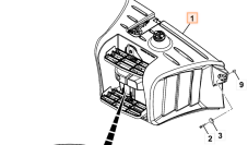 Palivová nádrž JCB 3CX, 4CX 128/H6895 - Premium line