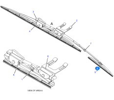 Stírací ramínko kompletní 70/30 CAT 2877534, 287-7534- OEM