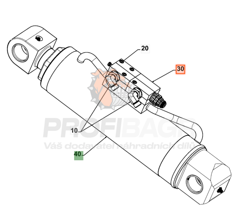 Ventil tilt hcbv 333/C3432 - Originál