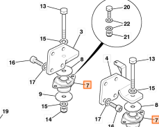SILENTBLOK MOTORU ZADNÍ 01/180027 SILENTBLOK MOTORU ZADNÍ 01/180027